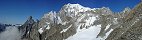 Le Mont Blanc depuis le refuge Torino (Aoste, Italie)