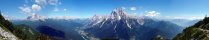Vue depuis le Monte Rite (Dolomites, Italie)