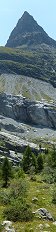 Le Mont Min au-dessus de Ferpcle (Canton du Valais, Suisse)