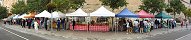 Street Market in Montserrat (Catalonia, Spain)