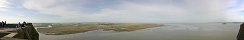 Vue depuis le Mont-Saint-Michel (Manche, France)