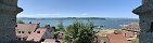 Le lac de Morat et le mont Vully depuis Morat (Canton de Fribourg, Suisse)