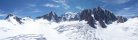 Le glacier du Géant et le Mont Blanc (Haute-Savoie, France)