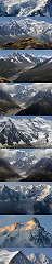 Le massif du Mont Blanc (Haute-Savoie, France)