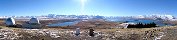 Les Alpes du sud depuis l'observatoire du Mt John (Canterbury, Nouvelle Zlande)