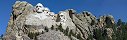 Le Mont Rushmore dans les Black Hills (South Dakota, Etats-Unis)