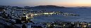 La ville de Mykonos au crépuscule (Ile de Mykonos, Grèce)