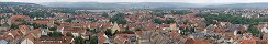 Naumburg from Tower of St. Wenzel Church (Germany)