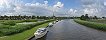 Le canal Omval-Kolhorn près d'Alkmaar (Pays-Bas)