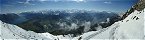 Les Alpes bernoises depuis le Niesen (Oberland bernois, Suisse)