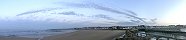 Nuages sur le port de Grandcamp-Maisy (Calvados, France)
