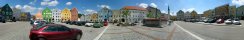 Market Place in Obernberg am Inn (Upper Austria)