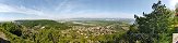 The Ore Mountains from Hnevin Castle (Most, Czech Republic)