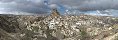 Le village d'Ortahisar prs de Gorme (Cappadocia, Turquie)