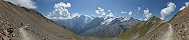 Ortles et cabane de Furkel depuis le Goldseeweg (Tyrol du sud, Italie)