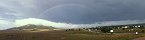 Arc-en-ciel après un orage près de Woodmoor (Colorado, Etats-Unis)