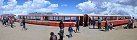 Le train au sommet du Pike's Peak (Colorado, Etats-Unis)