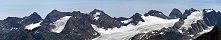 Le massif du Piz Buin depuis le Gotschnagrat (Canton des Grisons, Suisse)