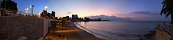 The new Albufereta beach at dawn (Valencia, Spain)