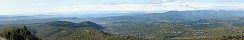 View from Plateau du Coiron above Aubenas (Ardche, France)