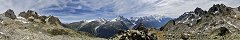 Vue depuis le sommet de la Pointe des Dards (Haute-Savoie, France)