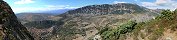 Vue sur Civita depuis le parc national de Pollino (Calabre, Italie)