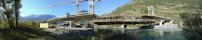 Construction of a new bridge in Fully (Canton of Valais, Switzerland)