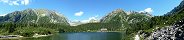 Le lac de montagne de Popradske (High Tatras, Rpublique slovaque)