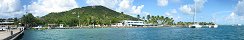 Le port de Clifton sur l'île de l'Union (Saint-Vincent-et-les-Grenadines)