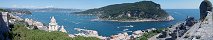 Palmaria Island from Portovenere Castle (La Spezia, Italy)