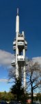 Prague TV transmitter and lookout tower (Czech Republic)
