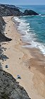 La plage de la Vallée des Hommes près de Rogil (Algarve, Portugal)