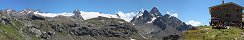 Vue depuis le refuge Deffeyes (Valle d'Aoste, Italie)