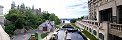 Le canal Rideau et ses écluses à Ottawa (Ontario, Canada)