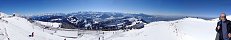 Vue hivernale depuis le Rigi (Suisse centrale)