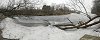 Prairies River in Pont-Viau in Winter (Laval, Qubec, Canada)