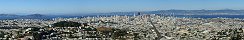 San Francisco depuis Twin Peaks (Californie, Etats-Unis)