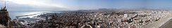 Alicante from Santa Barbara castle (Valencia, Spain)