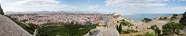 East Alicante from Santa Barbara castle (Valencia, Spain)