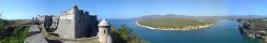 La baie de Santiago depuis le chteau San Pedro de la Roca (Santiago de Cuba, Cuba)