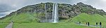 La chute d'eau de Seljalandsfoss (Islande)