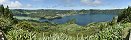 Le volcan Sete Cidades sur l'le So Miguel (Aores, Portugal)