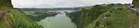 Le volcan Sete Cidades sur l'le So Miguel (Aores, Portugal)