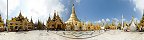 La pagode de Shwedagon  Rangoun (Birmanie)