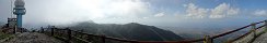 La Sierra Maestra depuis le Great Rock (Santiago de Cuba, Cuba)