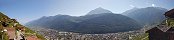 Martigny depuis le Sommet des Vignes (Canton du Valais, Suisse)