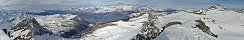 Au sommet du Breithorn au-dessus du col du Simplon (Canton du Valais, Suisse)