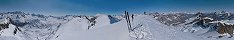 View from the top of Cima del Entrelor (Gran Paradiso Range, Italy)