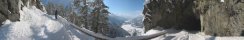 Chemin de Stablalm dans le Lechtal (Tyrol, Autriche)