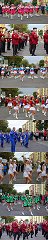 Majorettes and Brassbands Parade in Steti (Czech Republic)